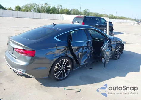 2023 Audi S5 Sportback Prestige Tfsi Quattro Tiptronic z USA, uszkodzony, nr VIN WAUB4DF58PA048001